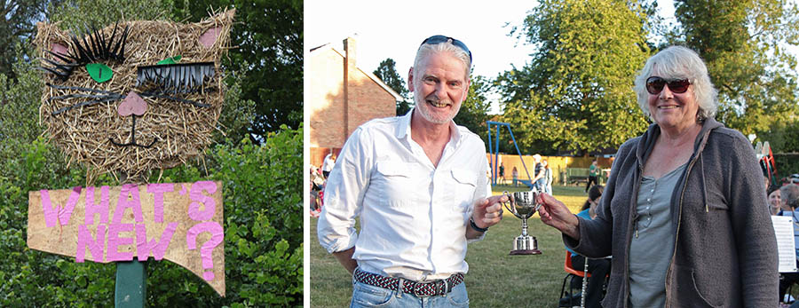 a scarecrow and the prizegiving